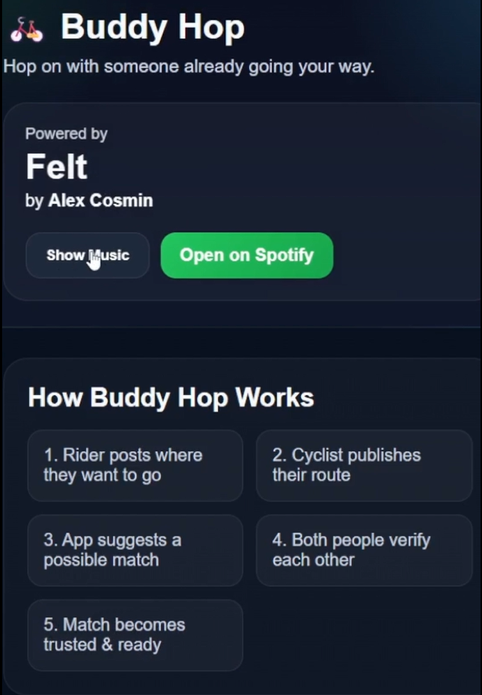 Buddy Hop • Powered by Felt
