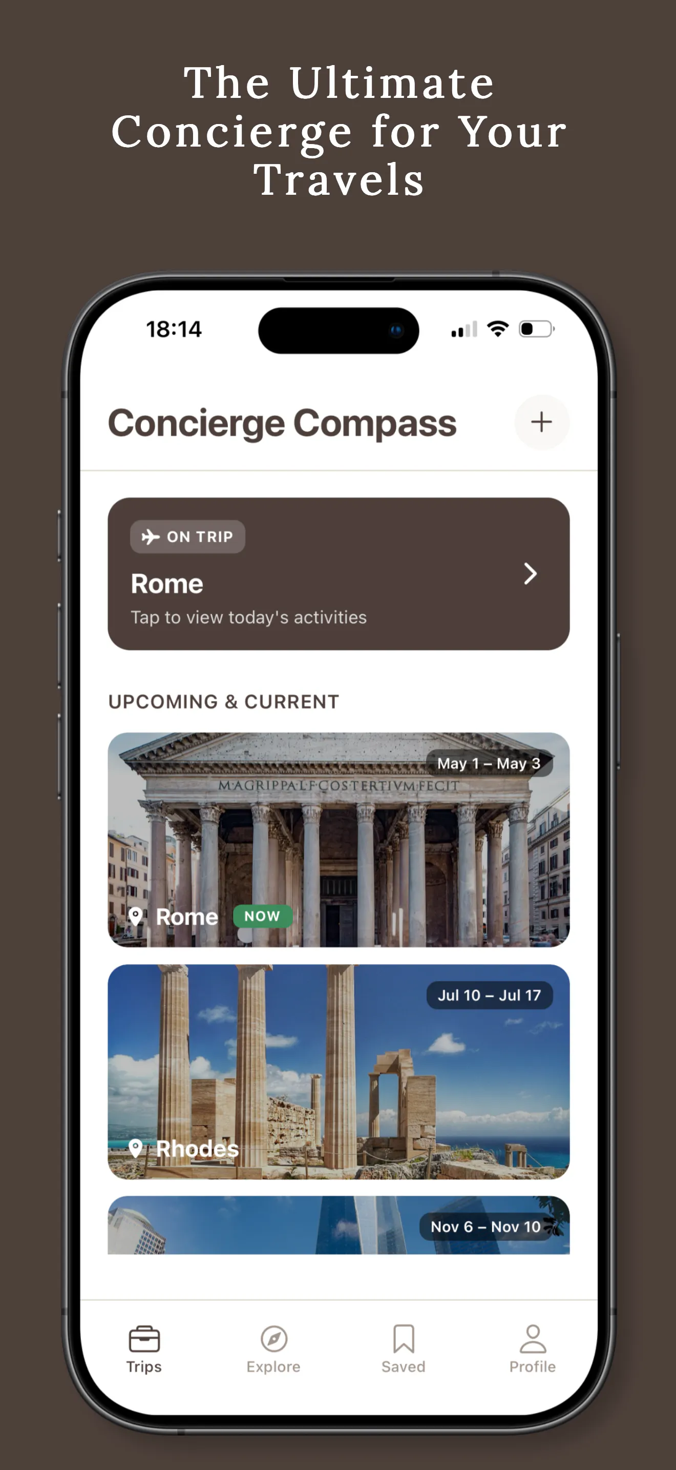 Concierge Compass: Trip Itinerary