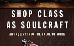 Shopclass as Soulcraft media 1