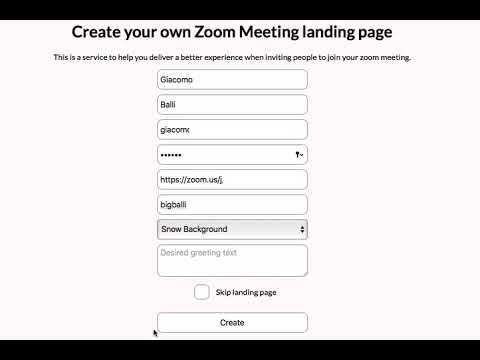 MyZoom Landing Page gallery image
