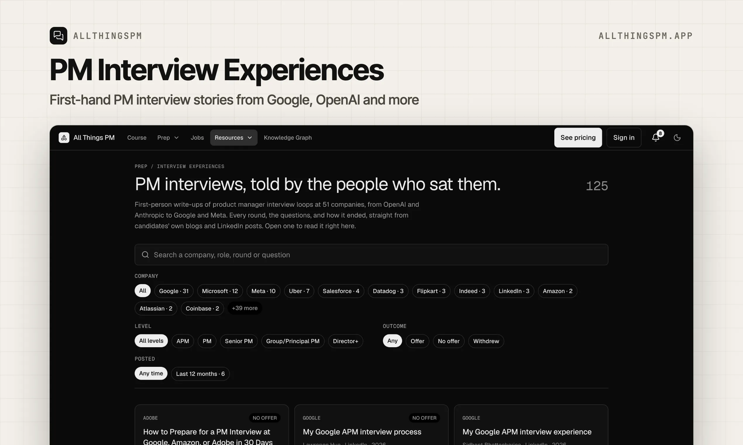 PM Interview Experiences by AllthingsPM 截图 1