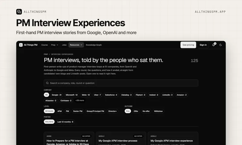 PM Interview Experiences by AllthingsPM screenshot 1