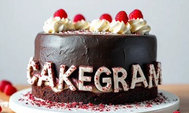 Cakegram: AI Cake Engraving gallery image