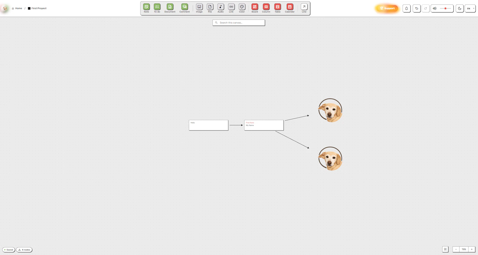 Odinote — Your Mind in Infinite Canvases screenshot 3