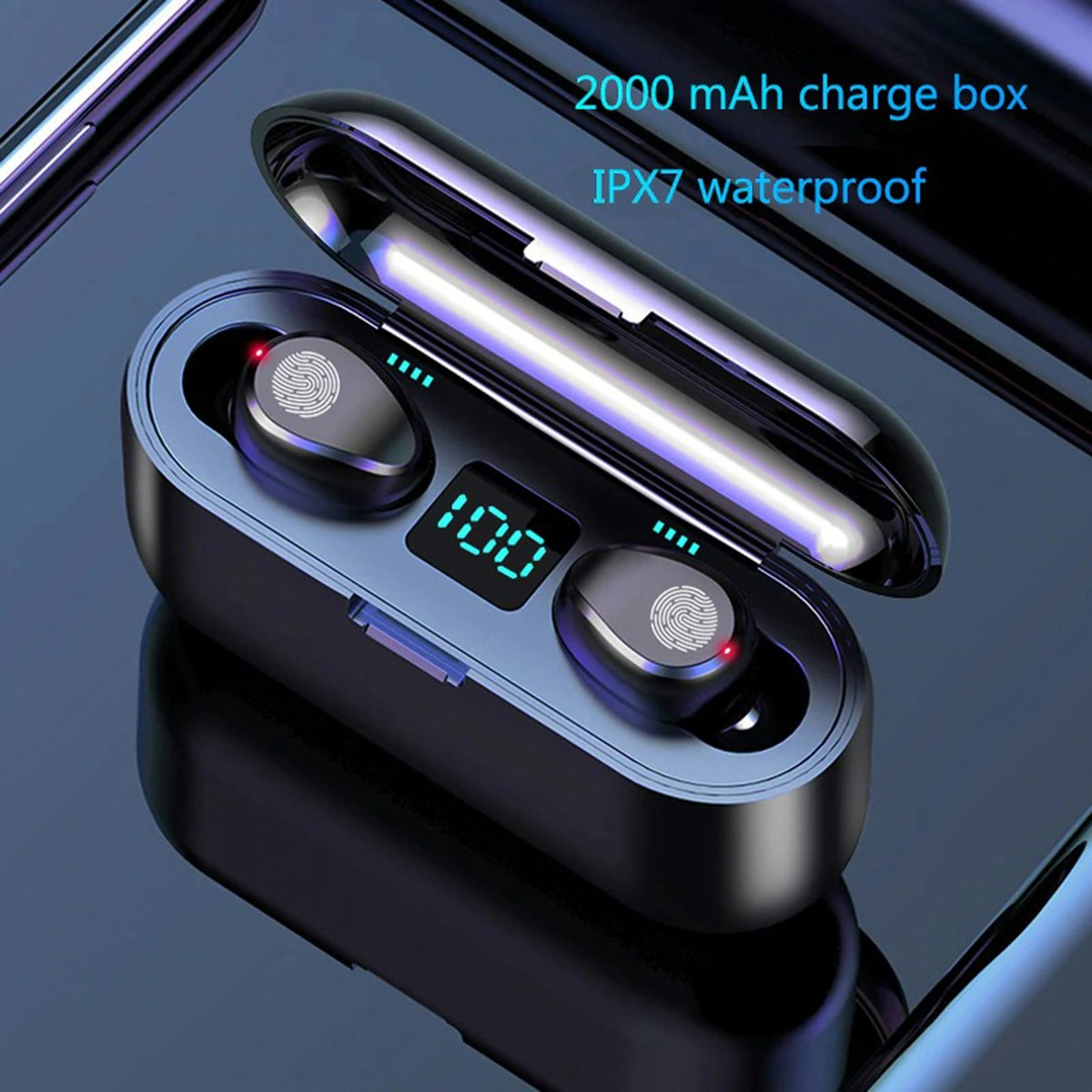F9 TWS Bluetooth 5.0 Earphones  gallery image