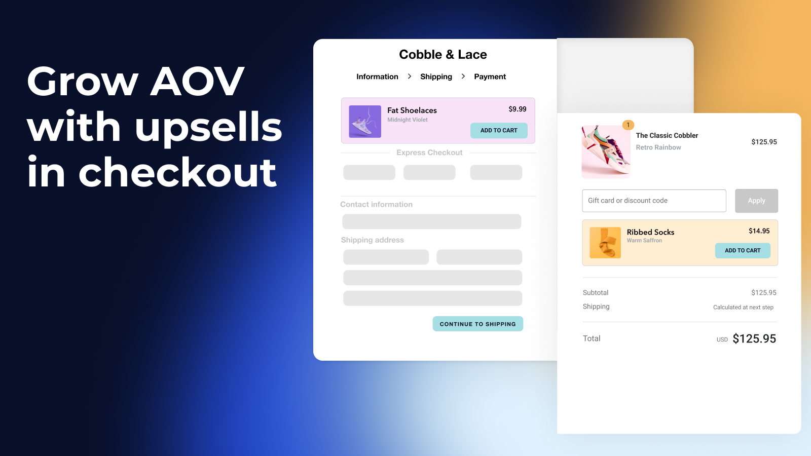 ข้อเสนอการชำระเงินแบบ upsellplus - เพิ่ม AOV ด้วยการชำระเงินให้กับ Shopify Plus media 1