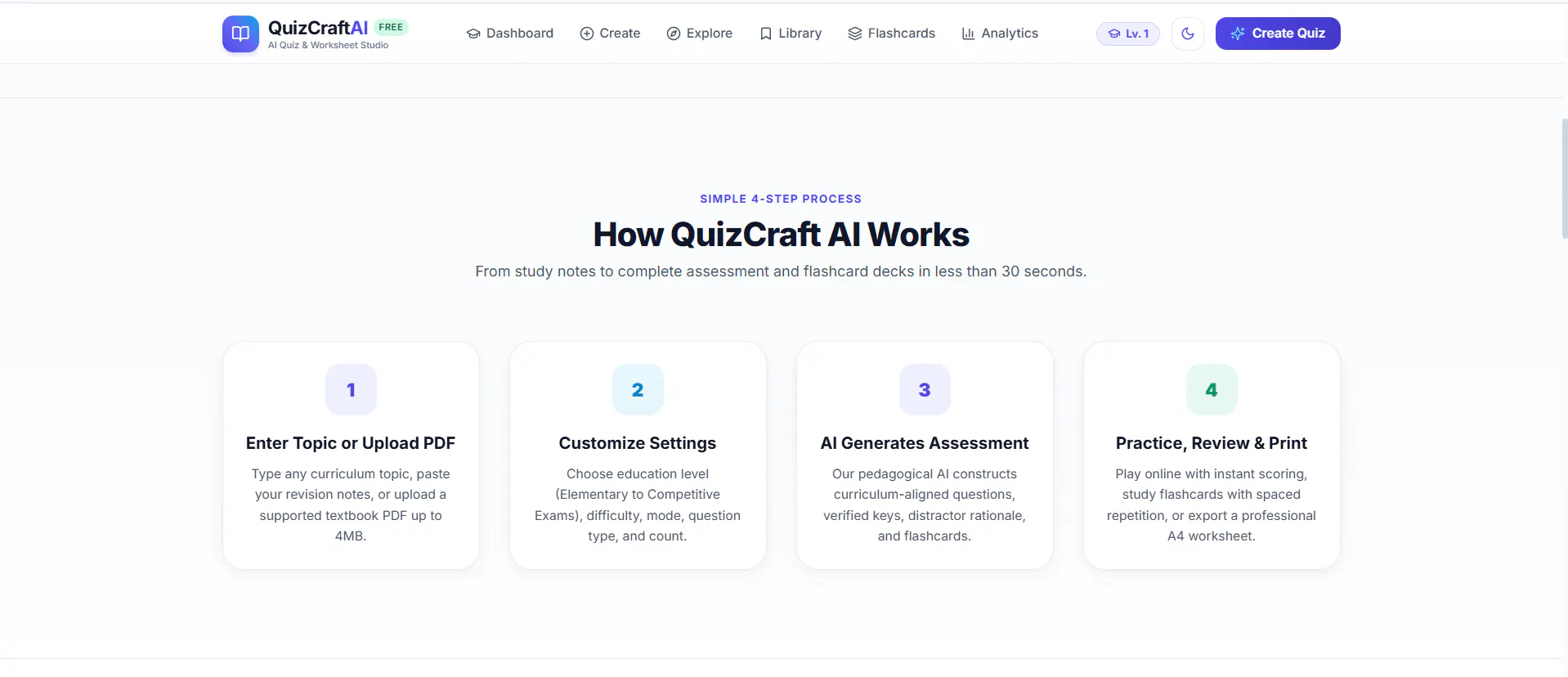 QuizCraft AI gallery image