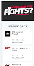 When are the fights gallery image