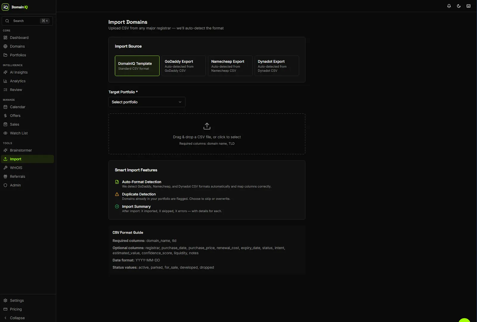 DomainIQ screenshot 3