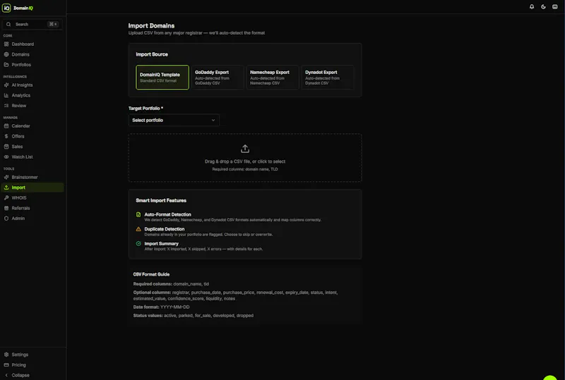 DomainIQ screenshot 3