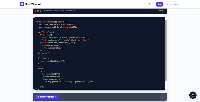 SpecWise AI screenshot 11