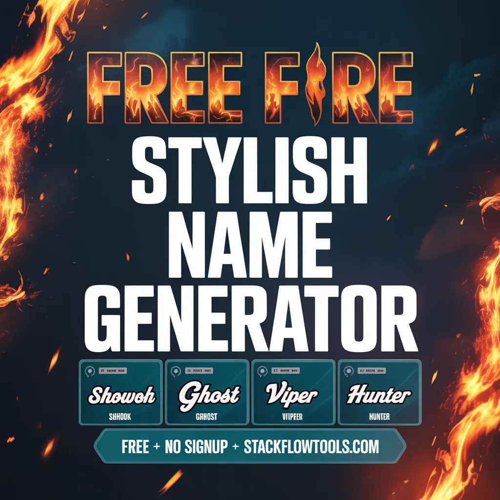 PUBG Name Generator Free Tool 專案橫幅