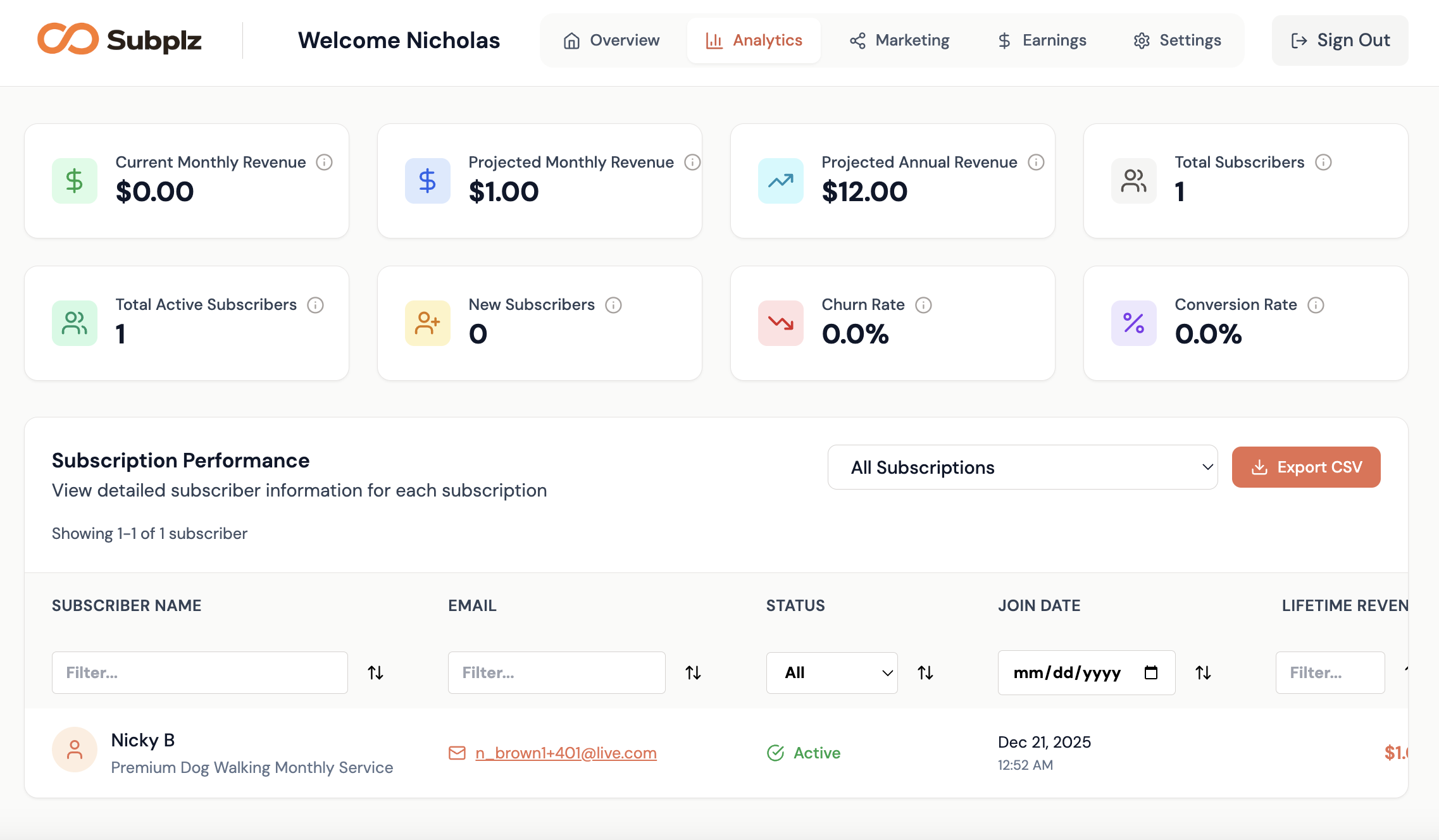 Subplz - Screenshot 4 showing product features and functionality