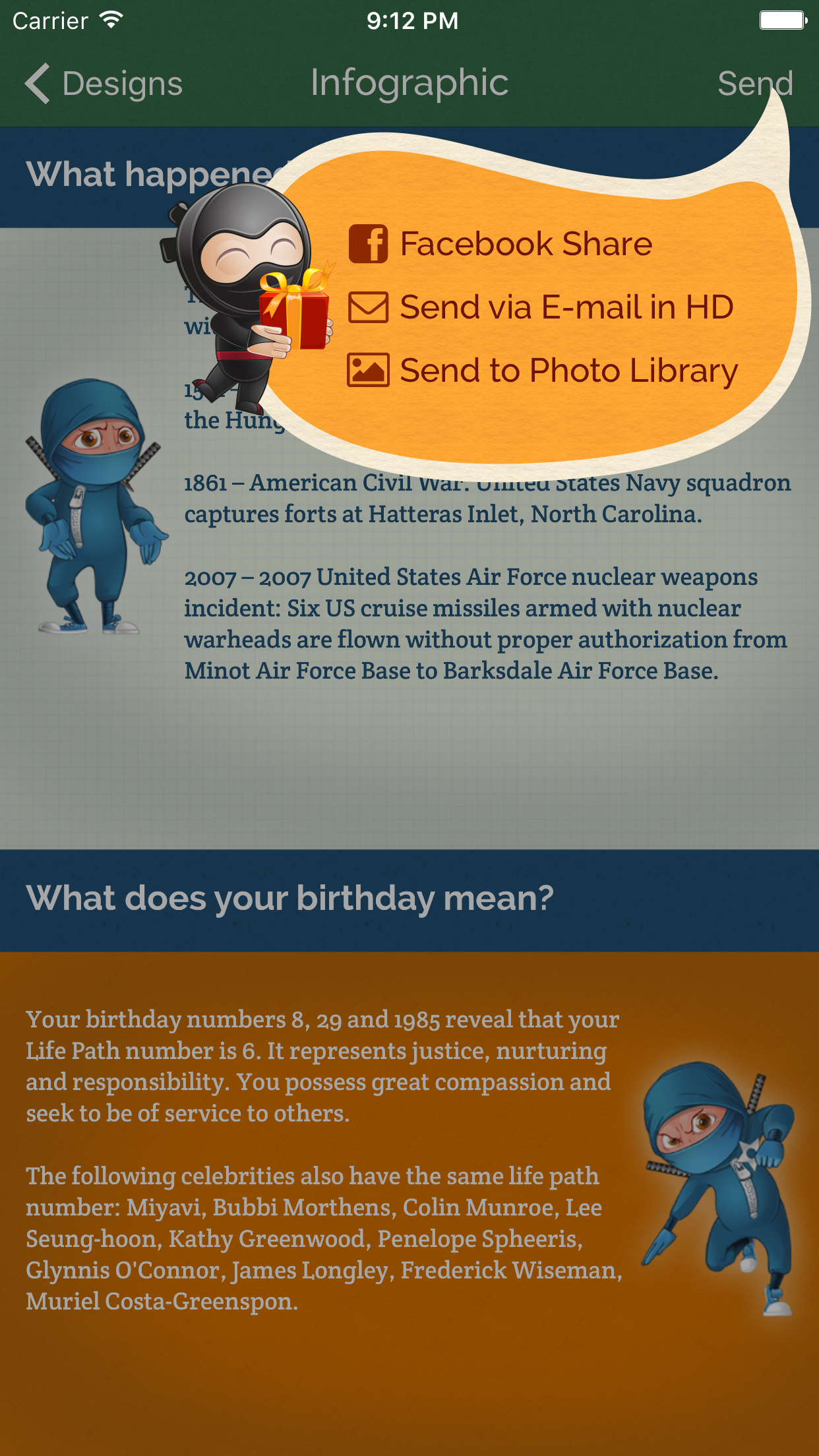 MyBirthday.Ninja gallery image