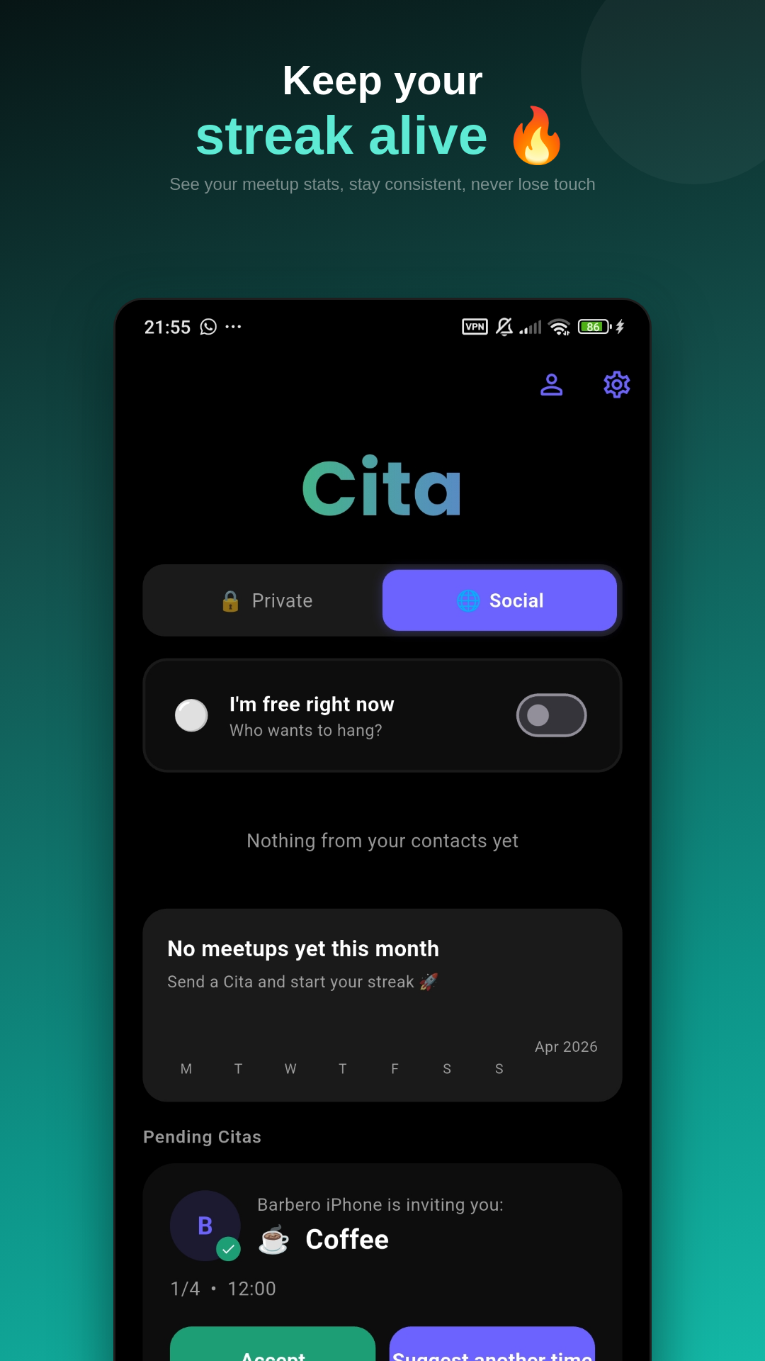 Cita app gallery image