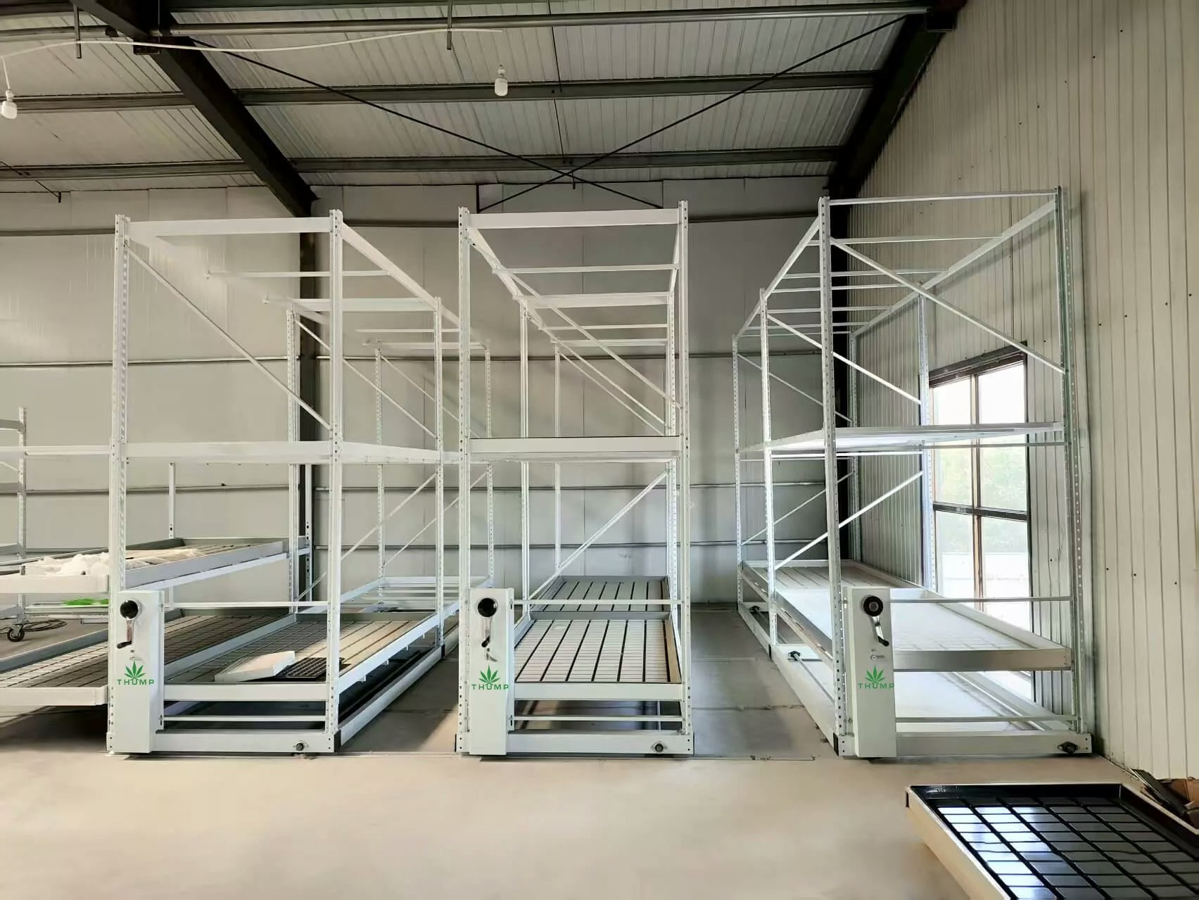 Média Rack de culture verticale mobile - horticulture, agriculture verticale, serre 2