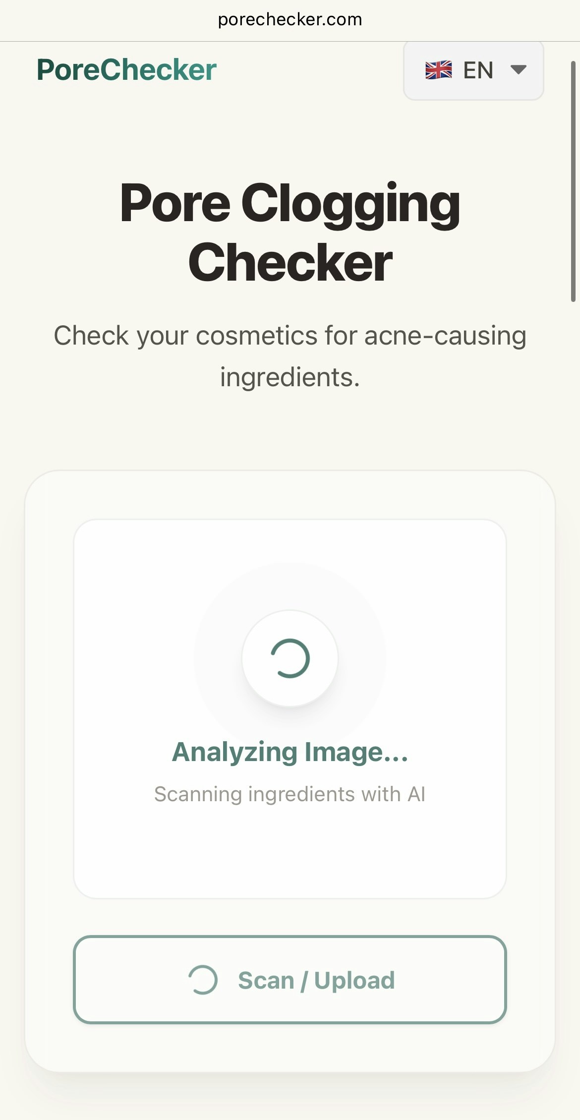Pore Clogging Ingredients Checker gallery image