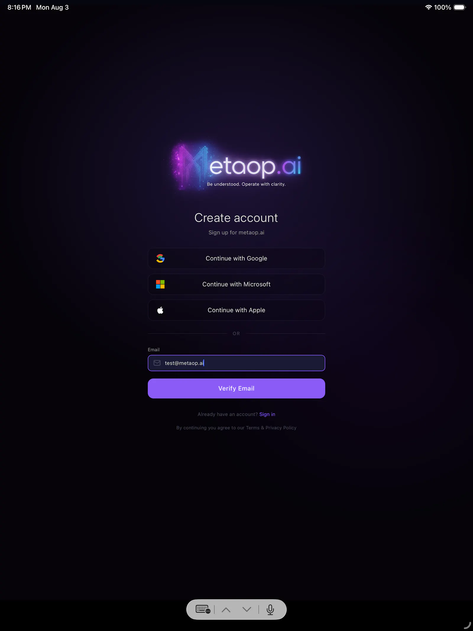 MetaOpAI screenshot 2