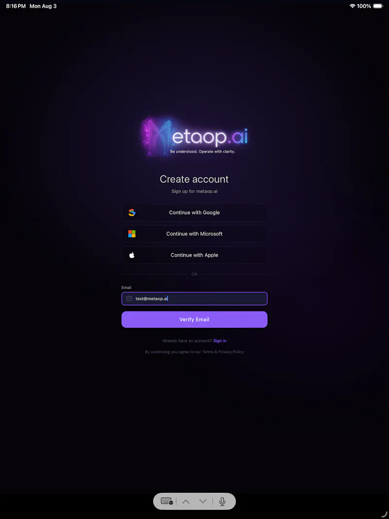 MetaOpAI screenshot 2