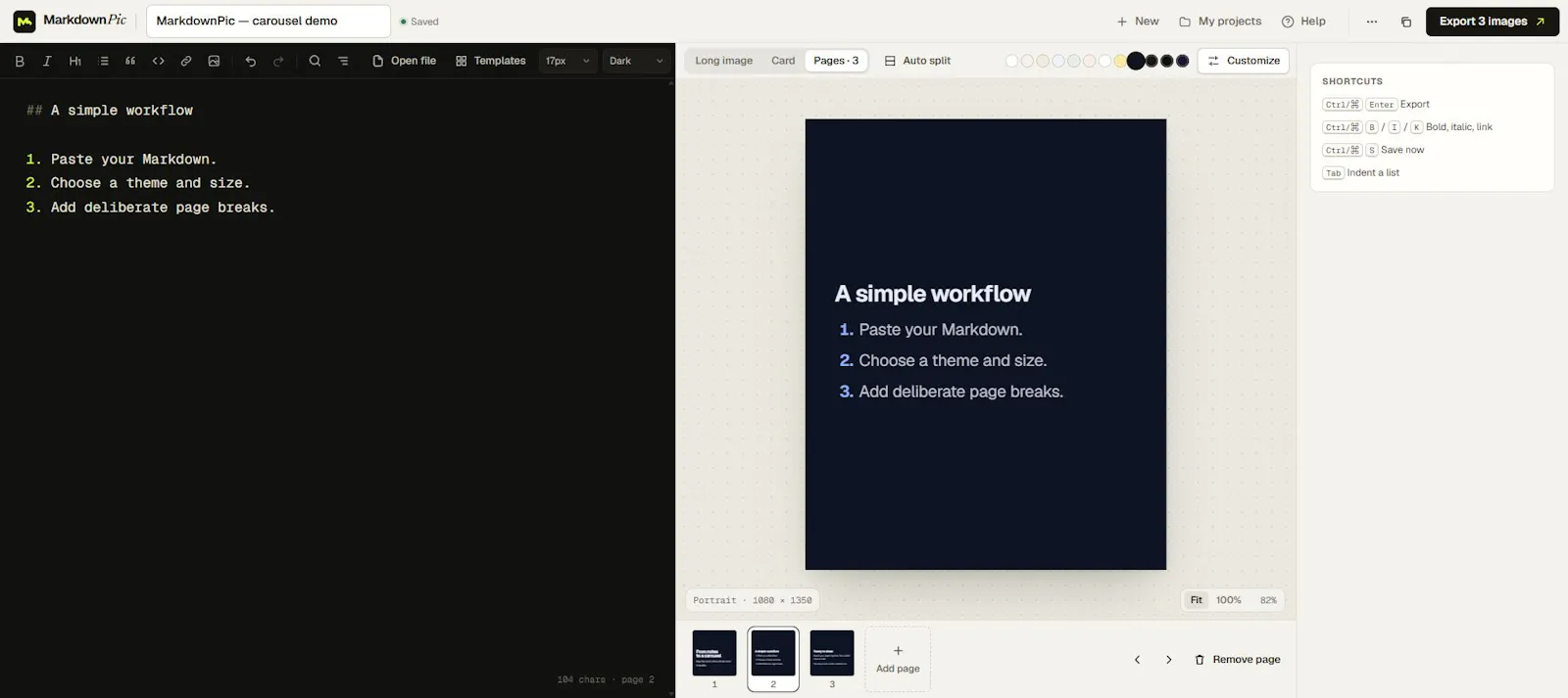 MarkdownPic screenshot 3