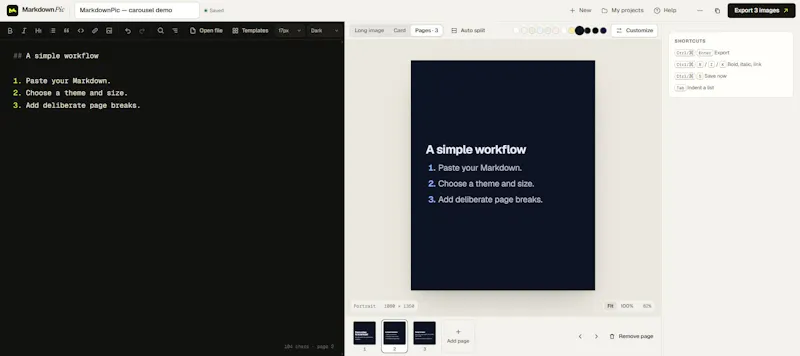 MarkdownPic screenshot 3