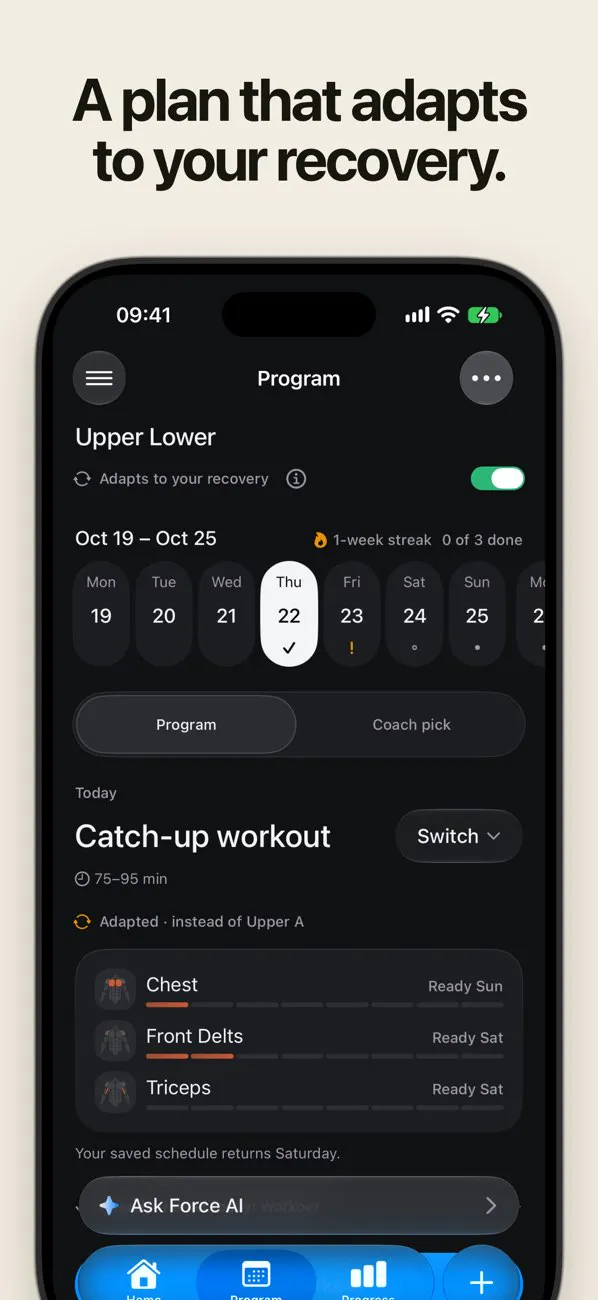 FORCE: Workout & Gym Tracker gallery image