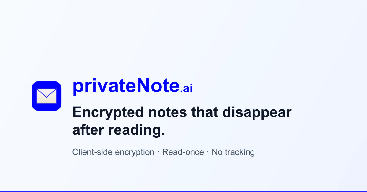 PrivateNote.ai gallery image