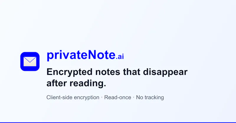 PrivateNote.ai screenshot 1