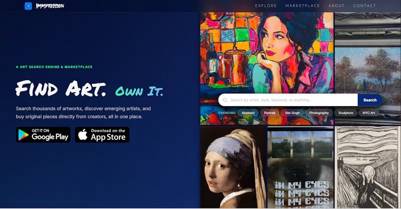 Immpression screenshot 1