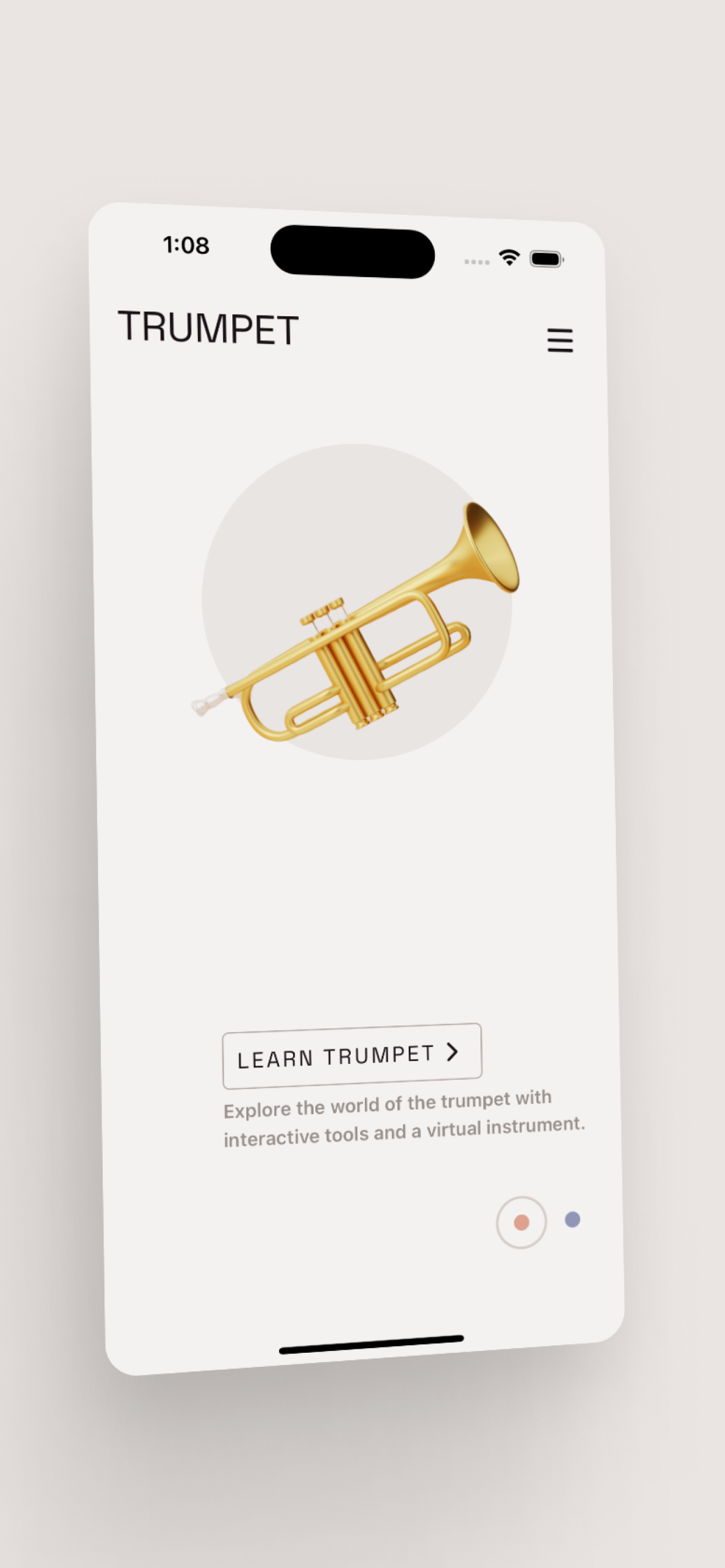 startuptile Virtual Trumpet & Trombone-Realistic trumpet & trombone simulator with fingering chart