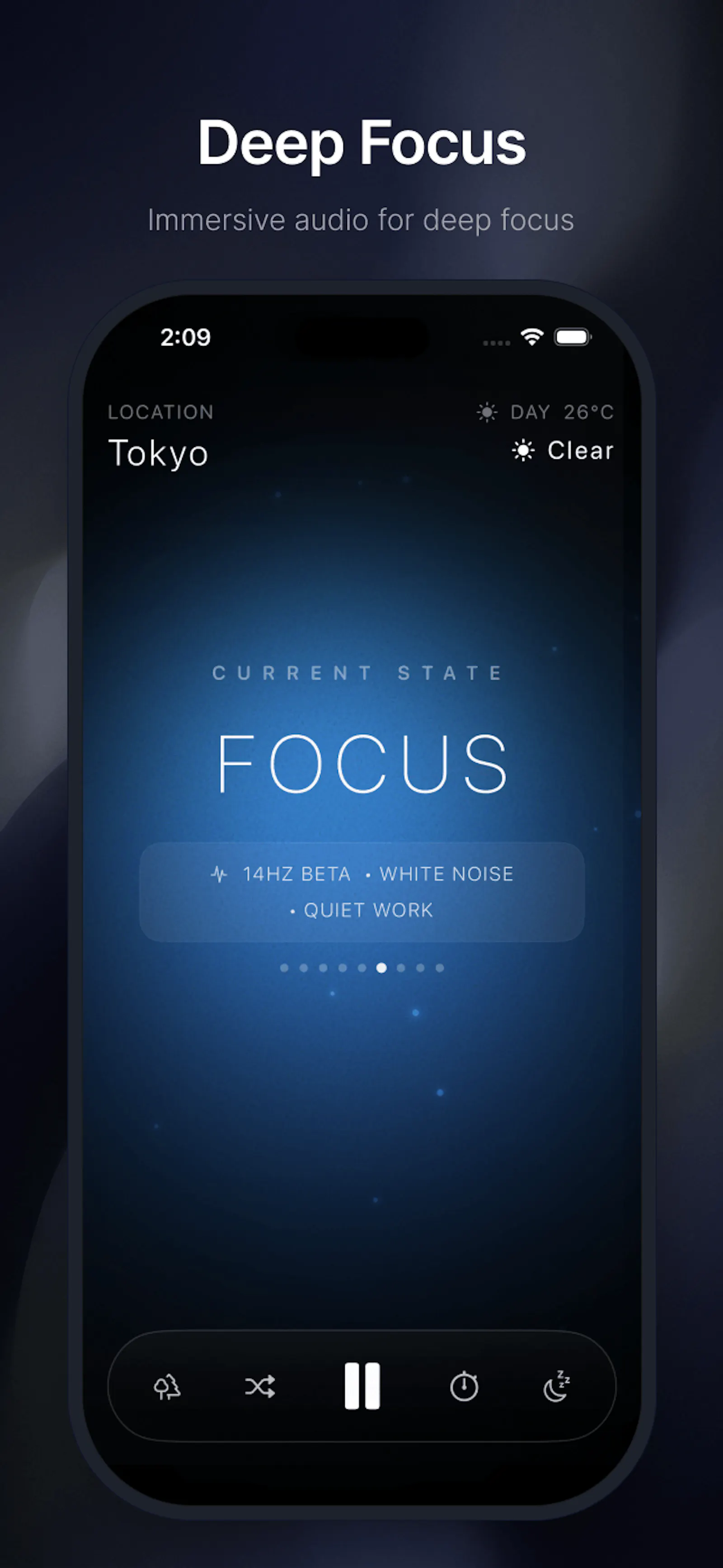 Aura — Soundscapes for Deep Flow	 screenshot 1