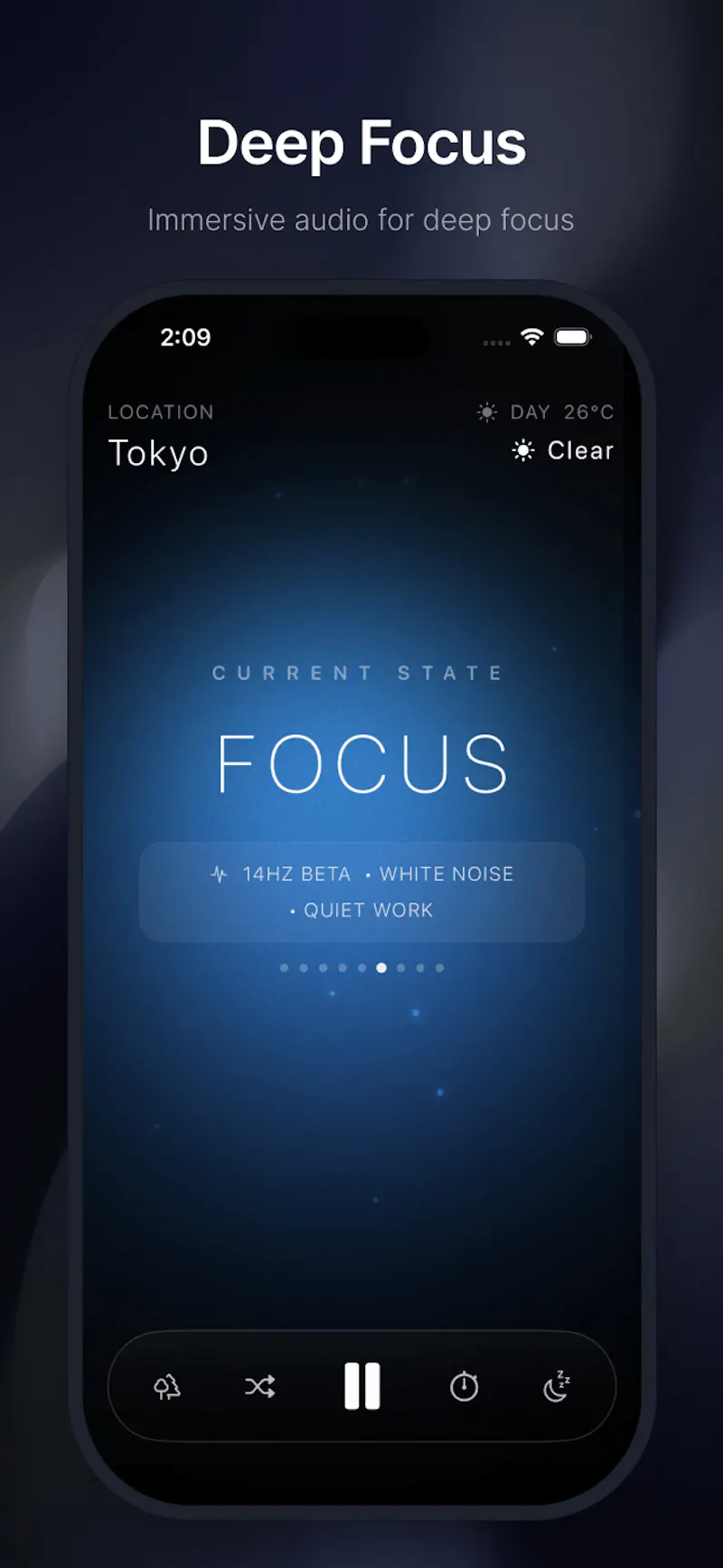 Aura — Soundscapes for Deep Flow	 screenshot 1