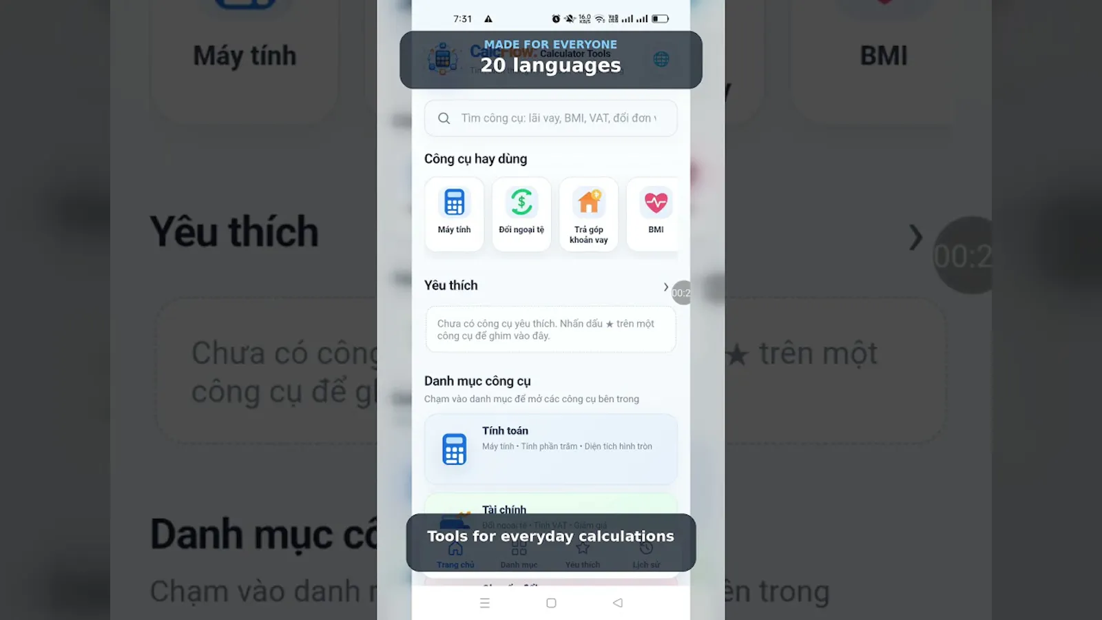 Calcflow: calculator tool screenshot 1 (video preview)