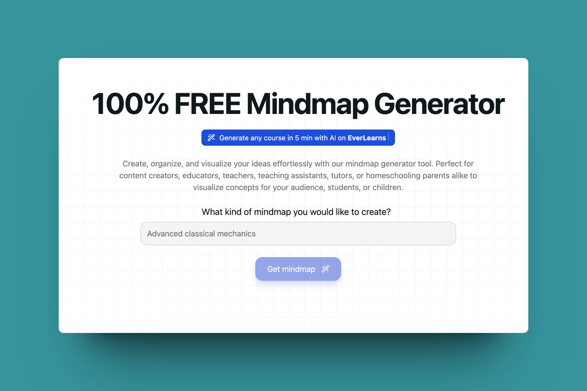 startuptile MindMatrix-Free AI mindmap generator