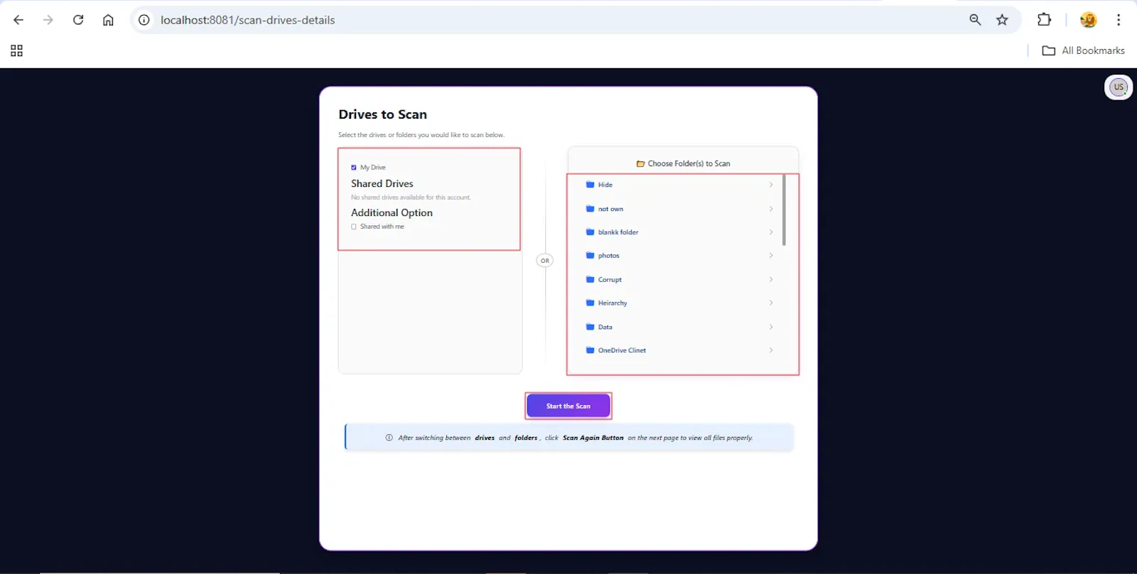 CloudXena Google Drive Duplicate Cleaner screenshot 2