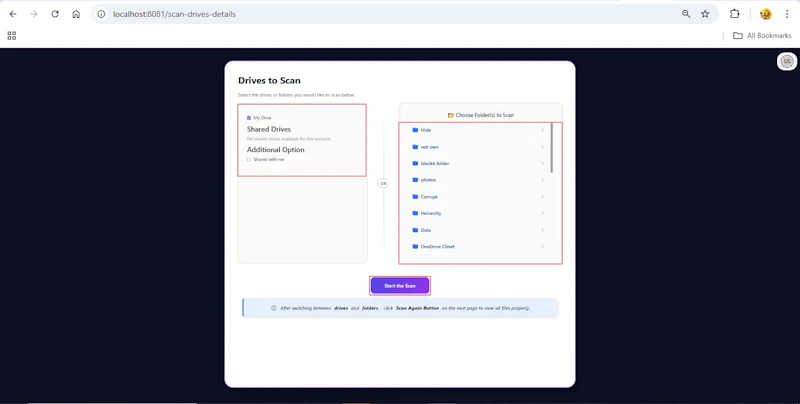 CloudXena Google Drive Duplicate Cleaner screenshot 2