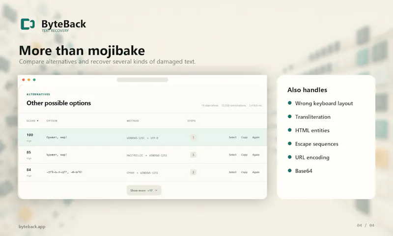 ByteBack screenshot 4