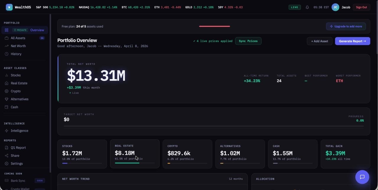 WealthOS gallery image