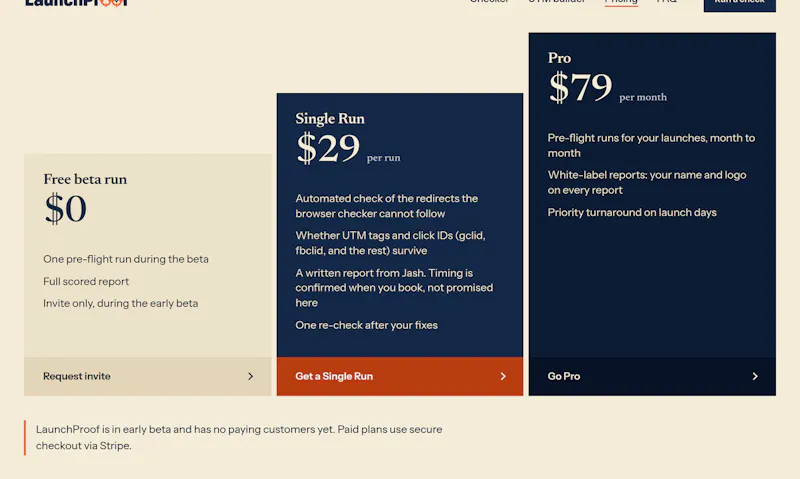 LaunchProof screenshot 5