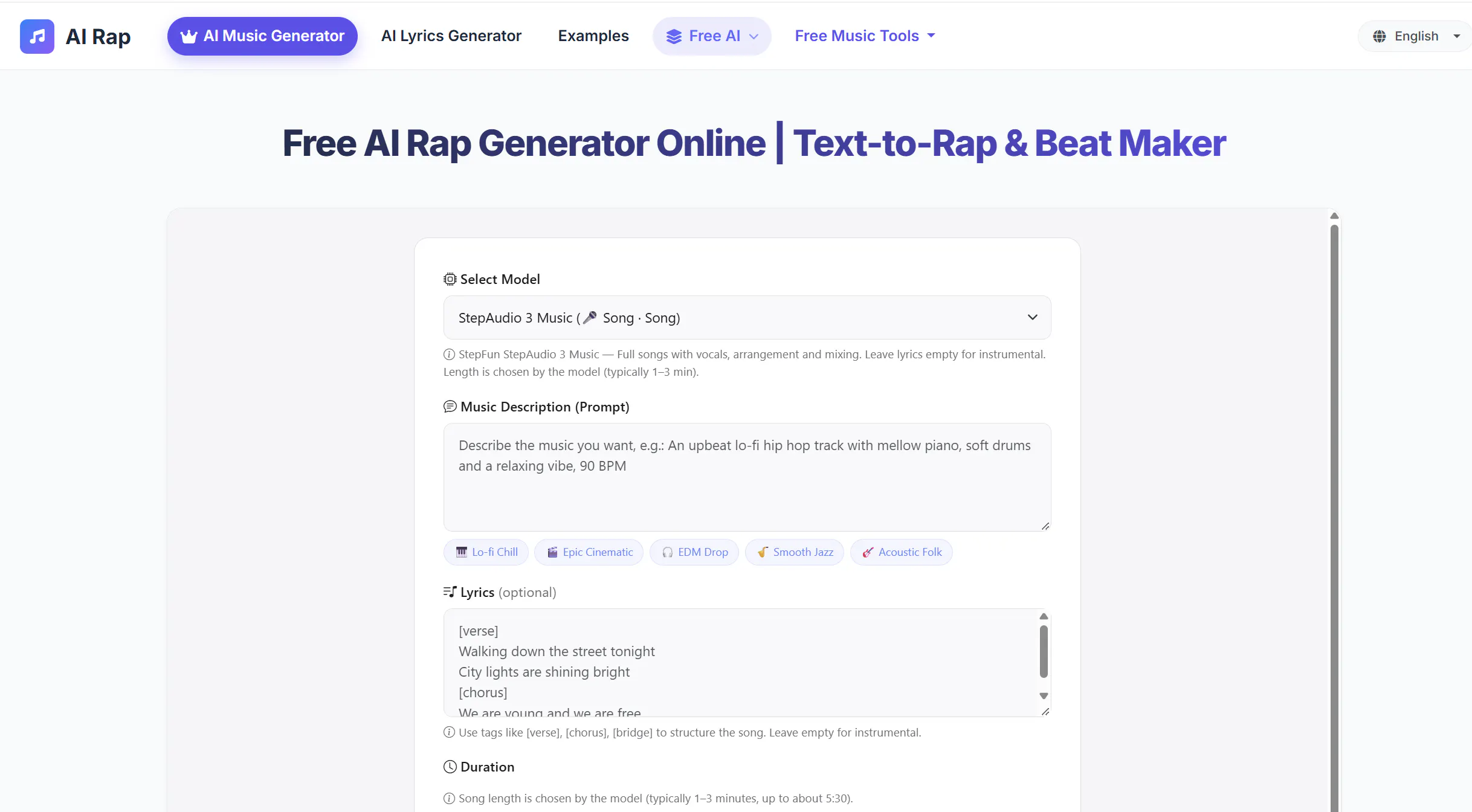 Generate Fire Rap Songs gallery image