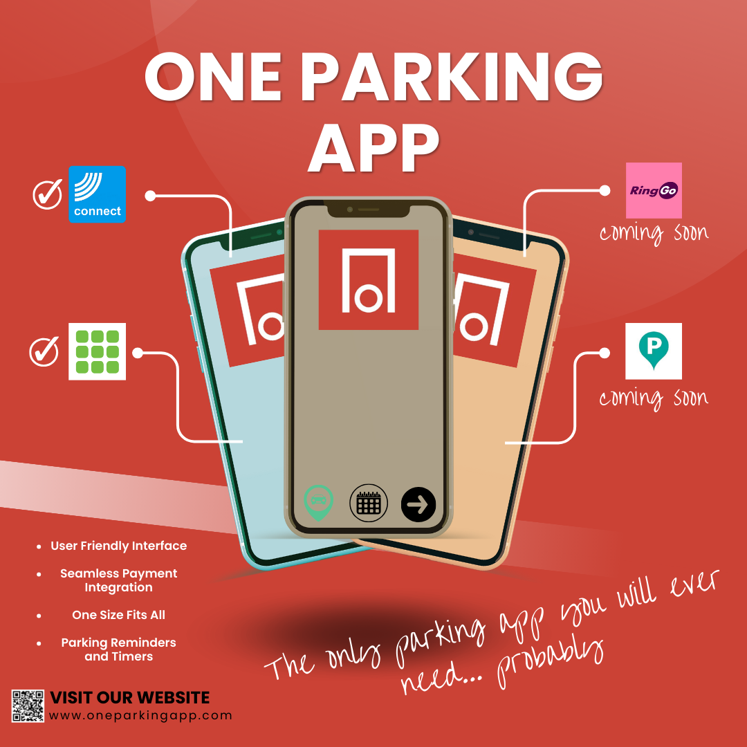 Um aplicativo de estacionamento media 4