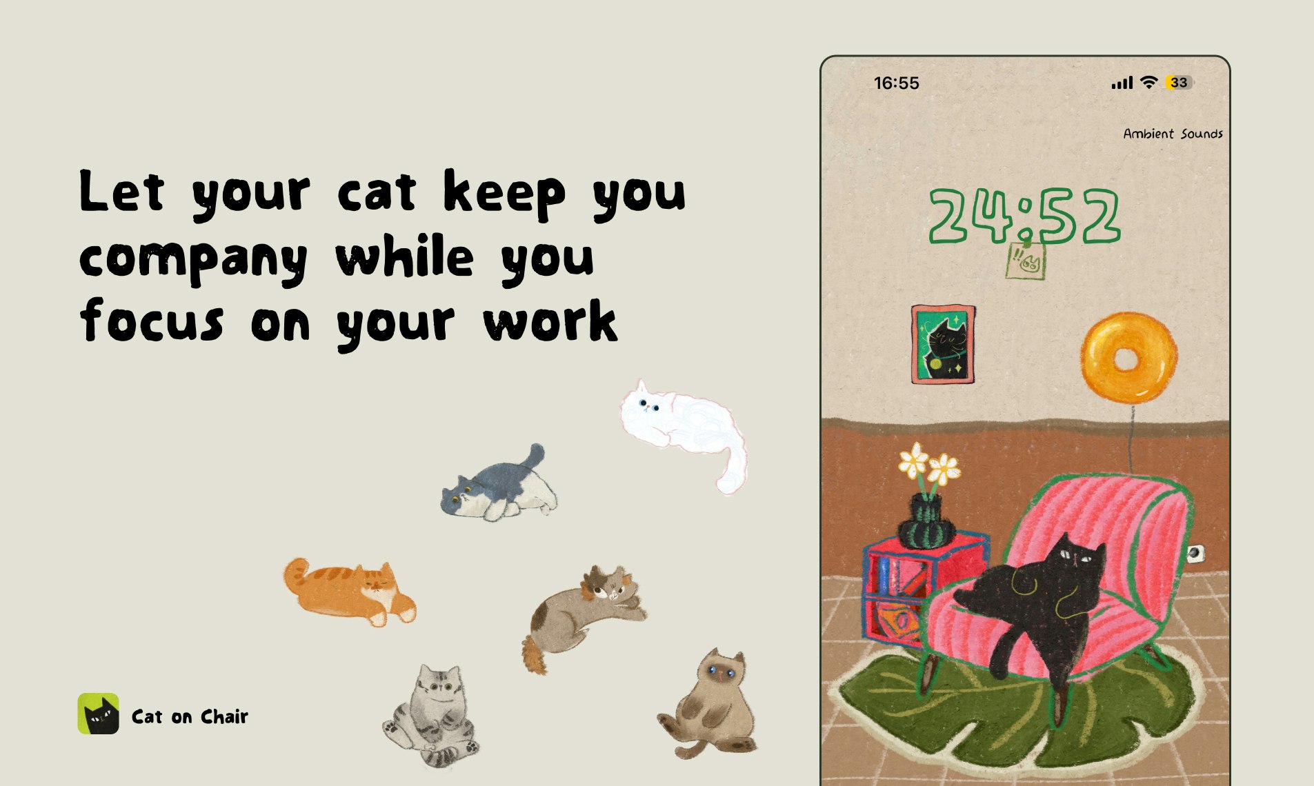 Cat on Chair gallery image