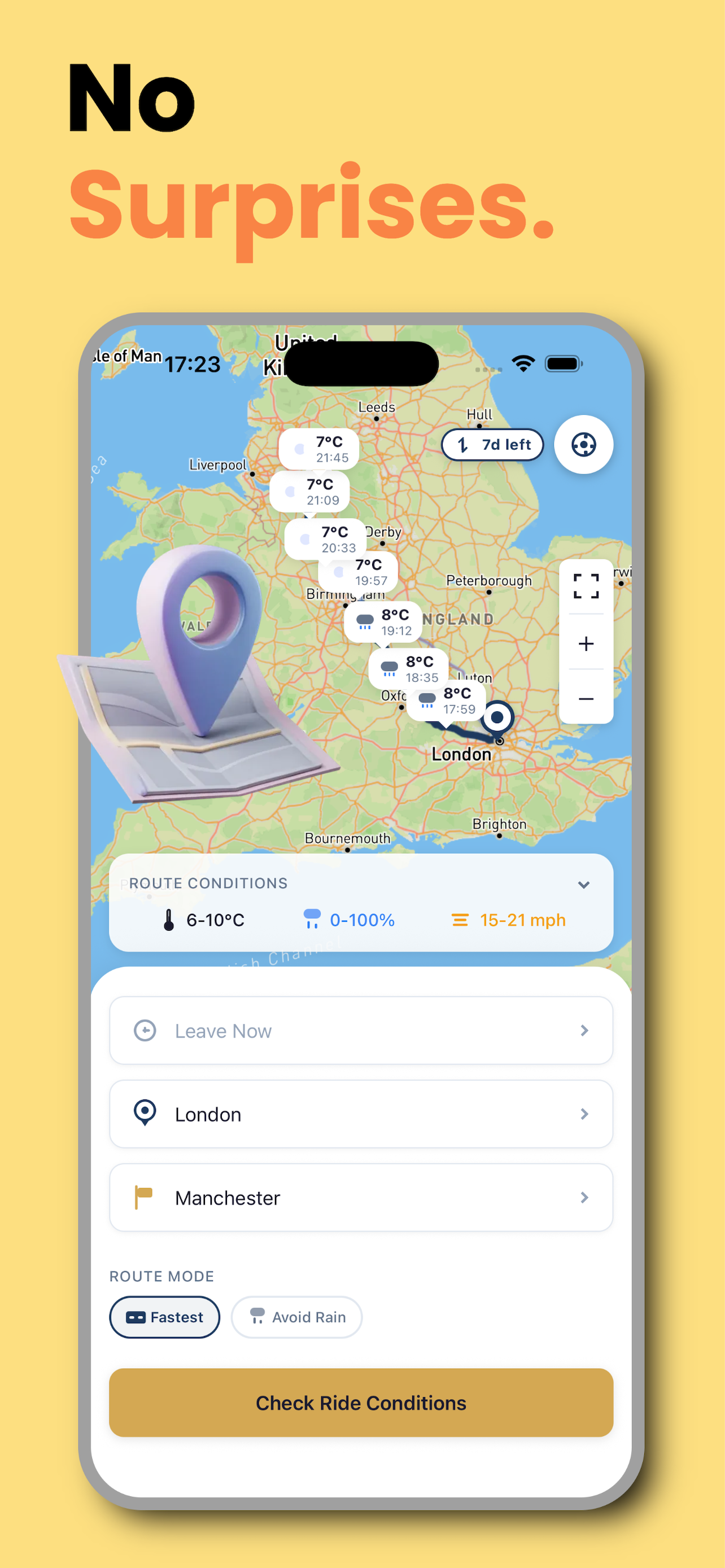 ClearRide - Screenshot 2 showing product features and functionality
