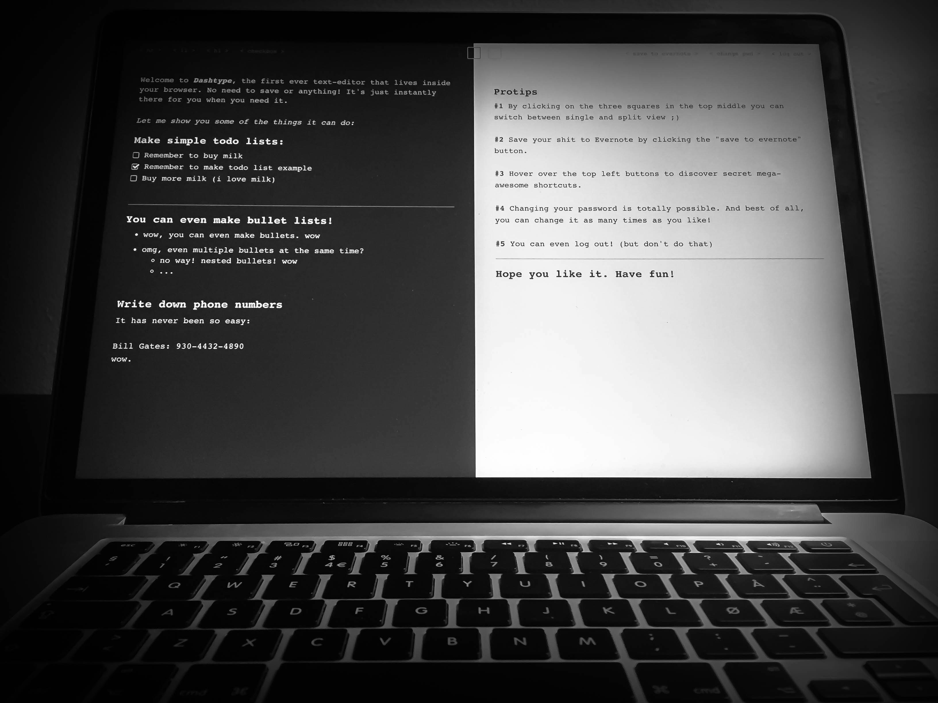 dashtype gallery image