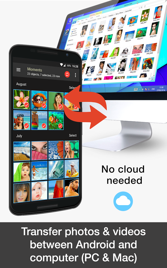 PhotoSync for Android gallery image