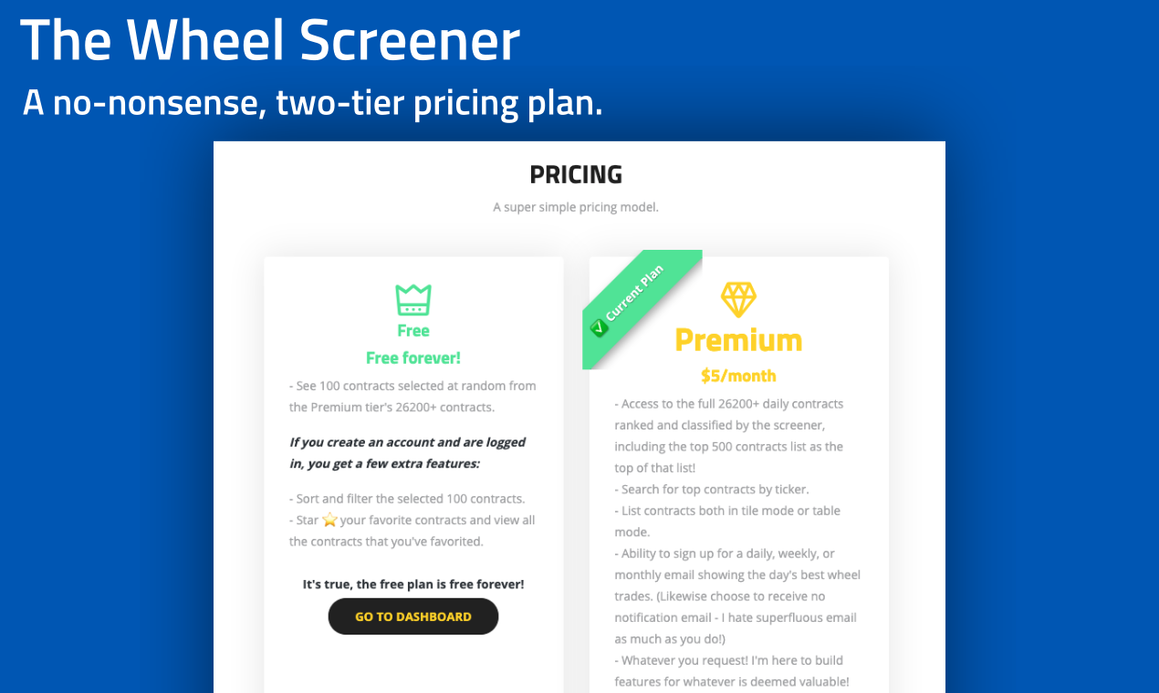 The Wheel Screener gallery image