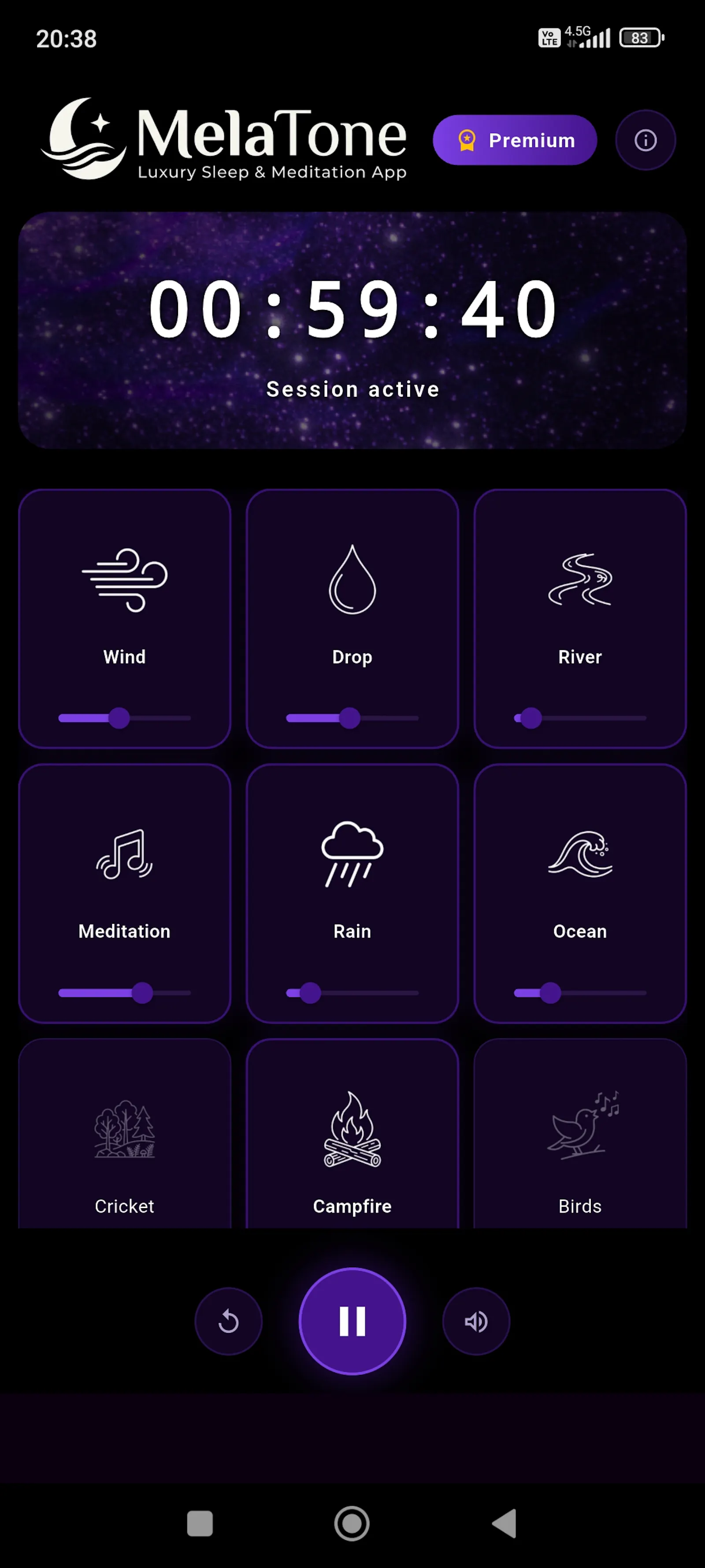MelaTone Luxury Sleep & Meditation App screenshot 1