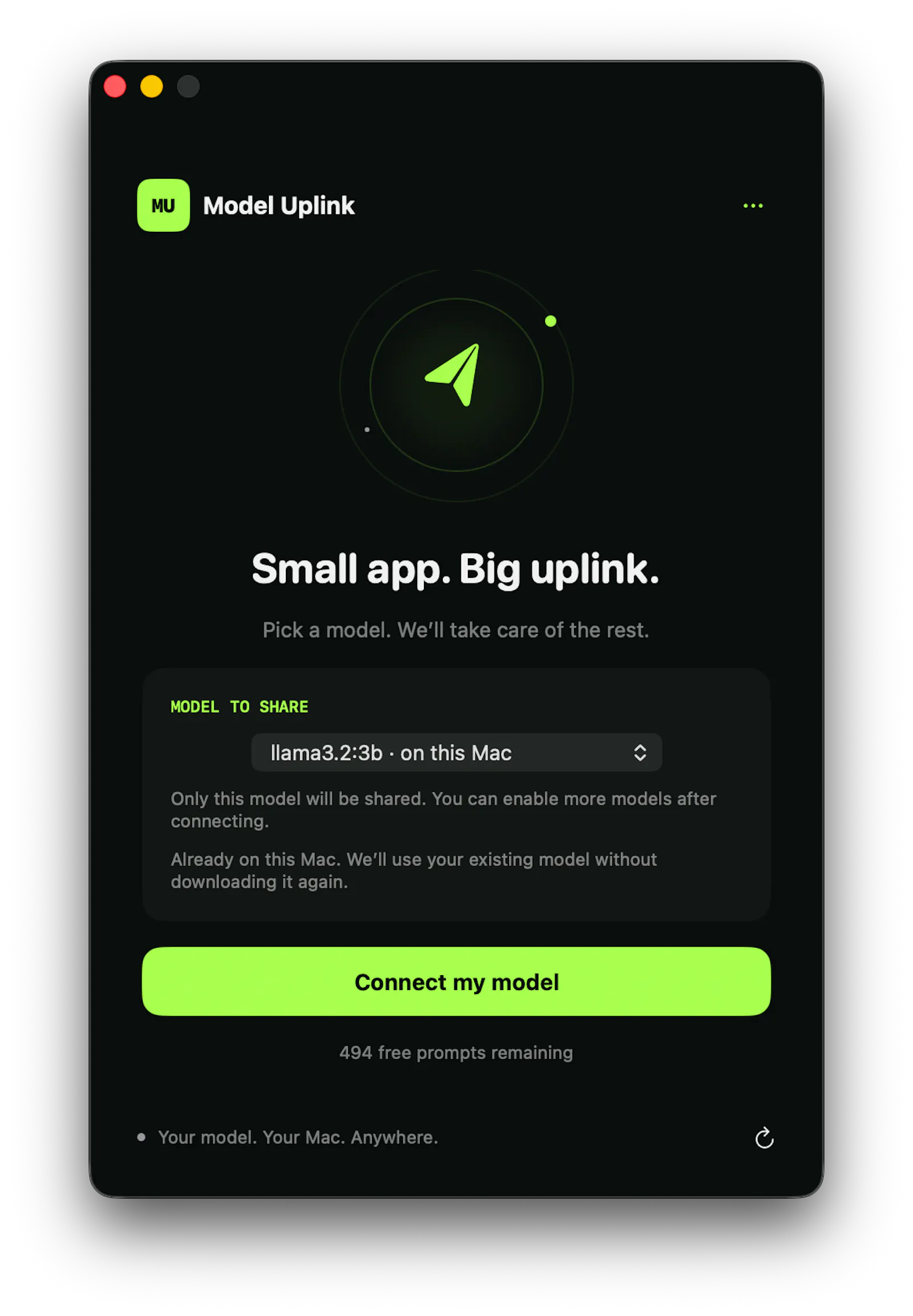 Model Uplink screenshot 3
