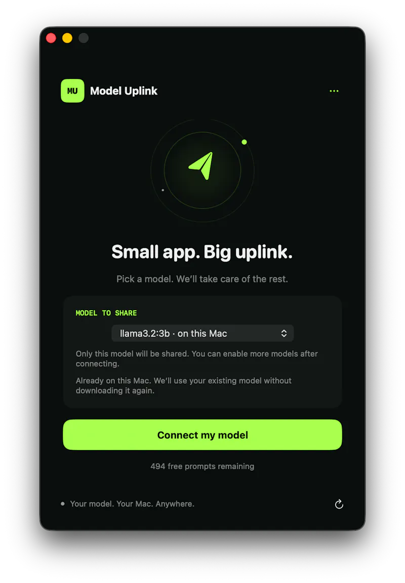 Model Uplink screenshot 3