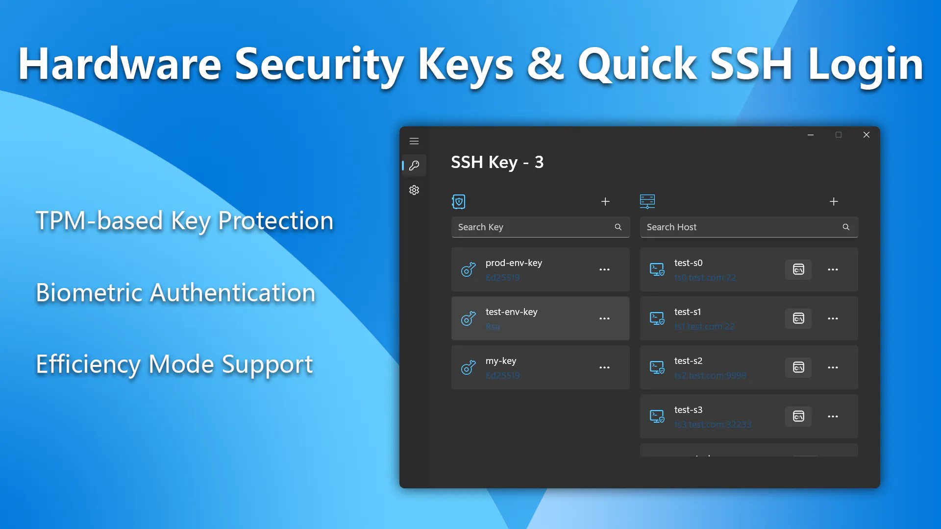 HelloUKey - SSH Agent & Key Vault 截图 1